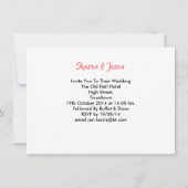 Schattige bruid en bruidegom Schots bruiloft thema Kaart (Achterkant)