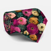 Schattige bruidsjonker geschenk ranunculus bloem stropdas (Opgerold)
