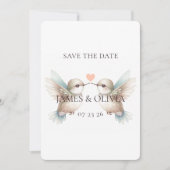 Schattige bruiloft Hummingbird Save the Date (Voorkant)