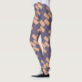 Schattige bruin baksteen Gym Yoga Leggings (Links)