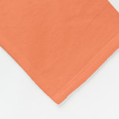 Schattige bruin en wit hondenportret fleece deken (Hoek)