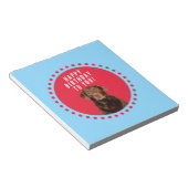 Schattige bruin labrador retriever dog happy birth notitieblok (Schuin)