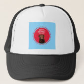 Schattige bruin labrador retriever dog happy birth trucker pet (Voorkant)