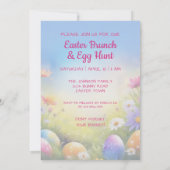 Schattige bruin paashaas Baby Bunny Kaart (Achterkant)