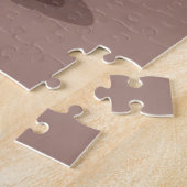Schattige bruin puppy legpuzzel (Zijkant)
