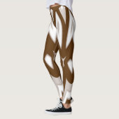 Schattige bruin "Ratti_Creative_Arts" Leggings (Links)