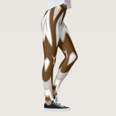 Schattige bruin "Ratti_Creative_Arts" Leggings (Rechts)