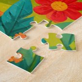Schattige Bruine Beer Cartoon Legpuzzel (Zijkant)