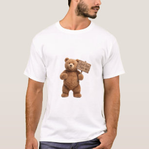 Schattige bruine beer gewoon voor de lol - Triple T-shirt