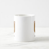 Schattige bruine beer koffiemok (Center)