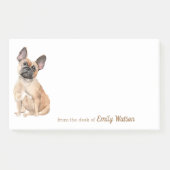Schattige bruine Bulldog Post-it® Notes (Voorkant)