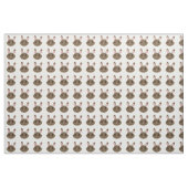 Schattige bruine Bunny Stof (Yard (91,4 cm))