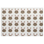 Schattige bruine Bunny Stof (Fat Quarter)