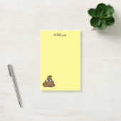 schattige bruine cartoon post-it® notes (Kantoor)