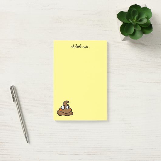 schattige bruine cartoon post-it® notes (Kantoor)