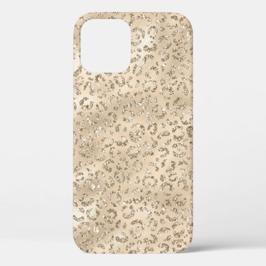 Schattige bruine cheeta luipaard huid print patroo Case-Mate iPhone case (Achterkant)