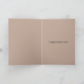 Schattige Bruine Crème Egel Muis Waardering Kaart (Binnen)