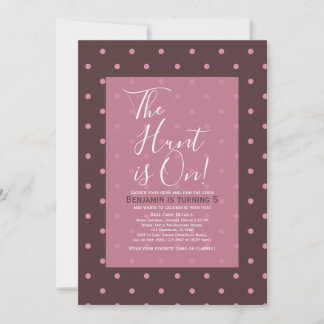 Schattige bruine en roze polkadots boho polka