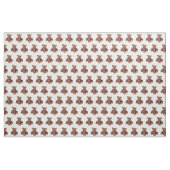 schattige bruine teddybeer stof (Fat Quarter)