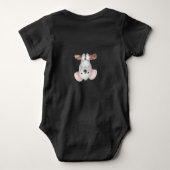 Schattige bruine uil romper (Achterkant)
