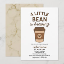 Schattige Bruine & Witte Neutrale Koffie Baby Borr