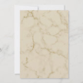 Schattige Bruine & Witte Neutrale Koffie Baby Show Aankondiging (Achterkant)