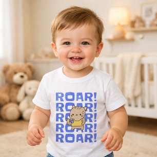 Schattige Brullende Gym Kat Kinder Shirts
