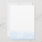 Schattige brunette ballerina in blauwe tu kaart (Achterkant)