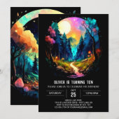 Schattige Brushwood Into the Bossen Verjaardag Kaart (Voorkant / Achterkant)