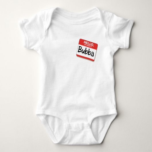 Schattige Bubba Design - Zuid-Humor Romper (Voorkant)