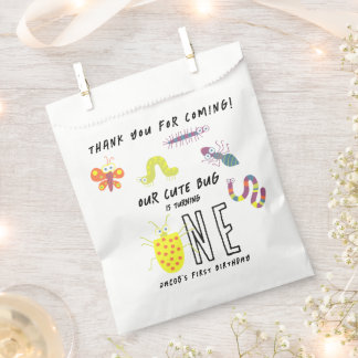 Schattige Bug Worm Vlinder Kids Bedankt verjaardag Bedankzakje