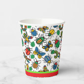 Schattige Bugs en Insecten Papieren Bekers (Links)