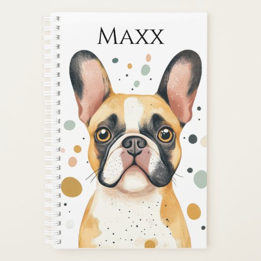 Schattige Bulldog 2026 Planner Boek | Grappige Bul (Voorkant)