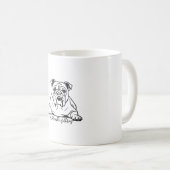 Schattige Bulldog Koffiemok (Voorkant rechts)