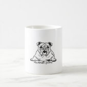 Schattige Bulldog Koffiemok (Center)
