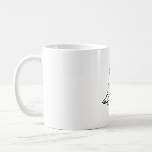 Schattige Bulldog Koffiemok (Links)