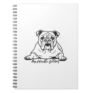 Schattige Bulldog Notitieboek