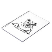 Schattige Bulldog Notitieboek (Linkerzijde)