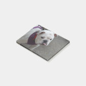 Schattige Bulldog Post-it® Notes (Schuin)