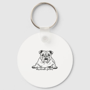 Schattige Bulldog Sleutelhanger