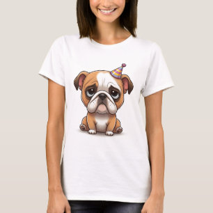 Schattige bulldog T-shirt