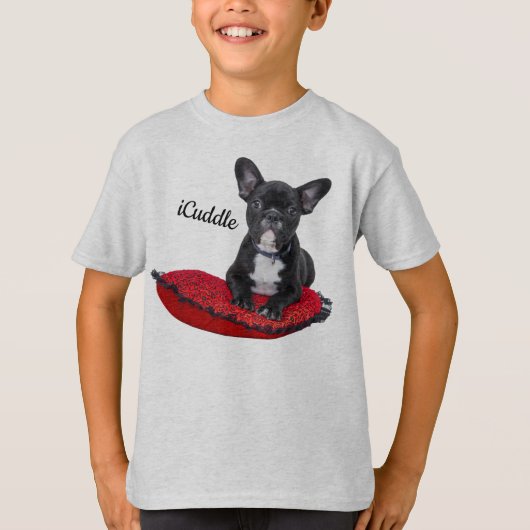 Schattige Bulldog T-shirt (Voorkant)