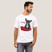 Schattige Bulldog T-shirt (Voorkant volledig)
