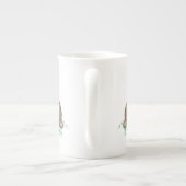 Schattige Bunnies in Clover Porselein Kop (Achterkant)