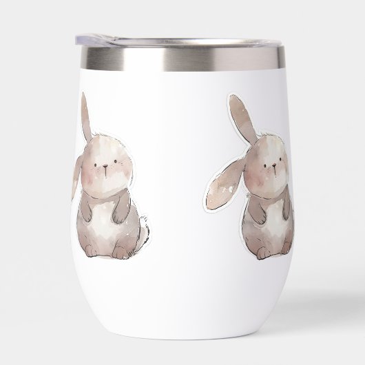 Schattige Bunny 2, gepersonaliseerd (Rechts)
