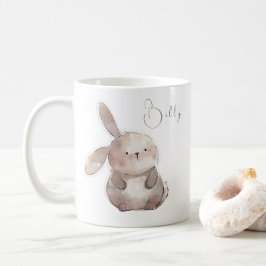 Schattige Bunny 2, gepersonaliseerd Koffiemok
