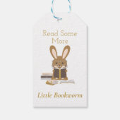 Schattige Bunny Bladwijzer Kinder Book Lover Cadeaulabel (Achterkant)