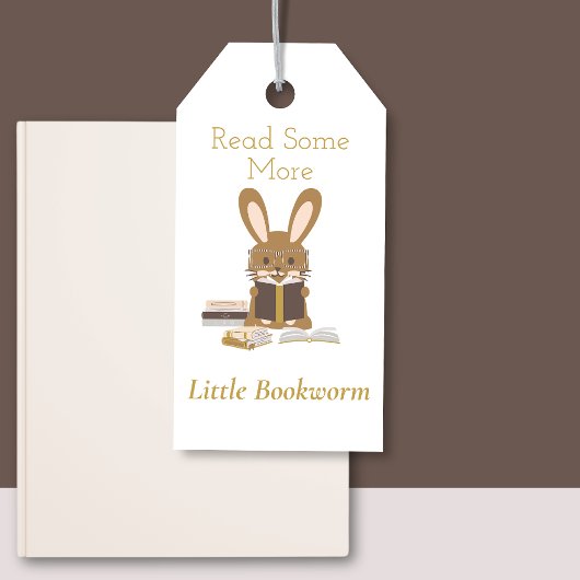 Schattige Bunny Bladwijzer Kinder Book Lover Cadeaulabel