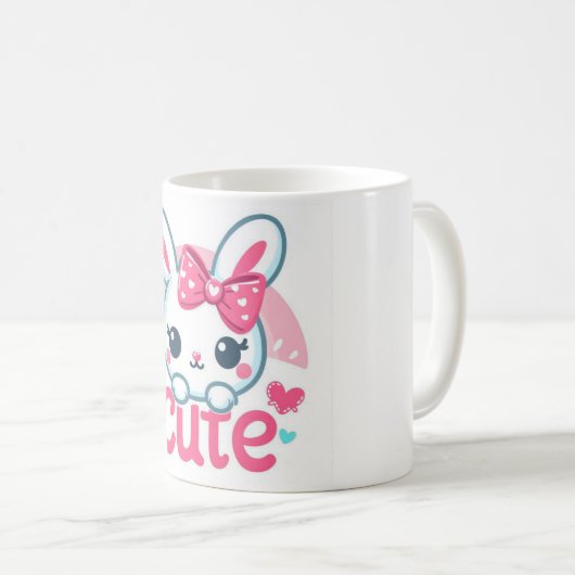 schattige Bunny Bliss Mok (Voorkant rechts)