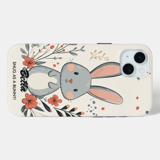 Schattige Bunny Charm - Gezellige & Schattigee Vib Case-Mate iPhone Case (Achterkant (horizontaal))